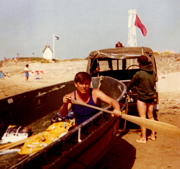 Alan (Scouse) Simpkin Instow harbour 1975